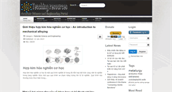 Desktop Screenshot of kythuatvatlieu.org